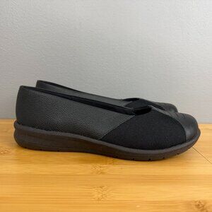 Usaflex Black Comfort Flats Size 9 (BRA 38) | Made in Brazil